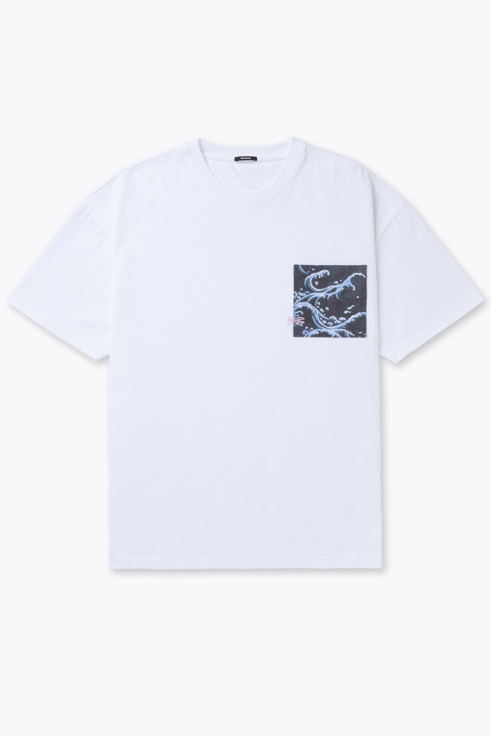 【DENHAM】WAVE TEE 海浪浮世繪重磅寬鬆版口袋Tee
