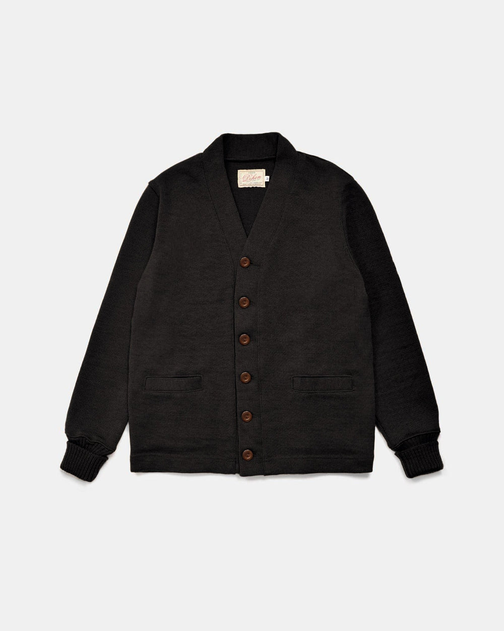 【Dehen 1920】Classic Cardigan Dark Charcoal