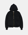 Dehen 1920 Full Throttle Moto Hoodie  Wool Knit Black