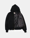 【Dehen 1920】Full-Throttle Moto Hoodie - Wool Knit Black 