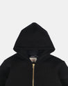 【Dehen 1920】Full-Throttle Moto Hoodie - Wool Knit Black 