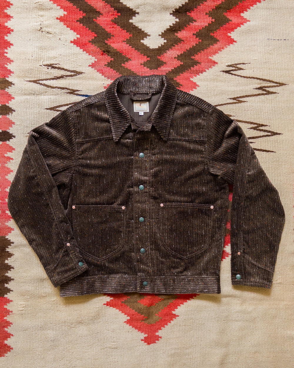 WYTHE Donegal Corduroy Ranch Jacket Rustic Brown