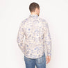 【Naked and Famous】Easy Shirt Linen Cats Blue