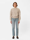 【Nudie Jeans】Elsa Cable Knit Oat 女版螺紋麻花毛衣