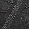 【Freenote】Modern Western 11 Ounce Black Stone Washed Denim Shirt