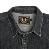 【Freenote】Modern Western 11 Ounce Black Stone Washed Denim Shirt