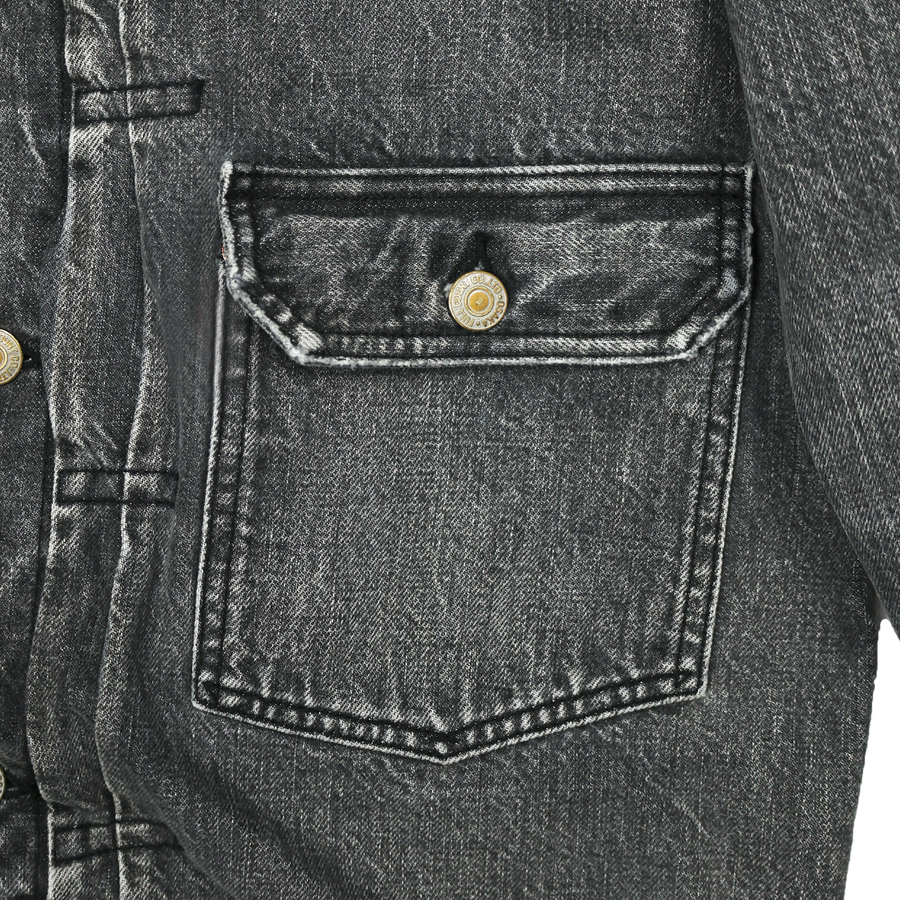 Fullcount】2107BKHW-SP Black Dartford Splatter Washed 13.7oz Type