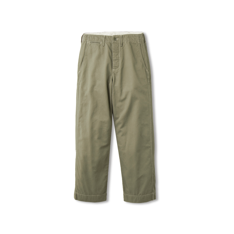 パンツ FULL COUNT US Army Chino 41 olive Fullcount US Army Chino 41 - Green - 34