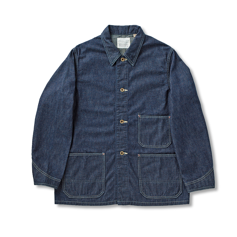 FULLCOUNT 2015 1 Denim Chore Jacket Indigo Blue