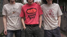 【Flea-T】US Navy Hand Distressed Vintage Tshirt White 