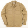 【Freenote】Utility Khaki Stone Washed Shirt