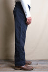 【Freenote】Western Pant Blue Dobby Stripe 藍色多比織條紋西部直筒長褲