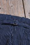 【Freenote】Western Pant Blue Dobby Stripe 藍色多比織條紋西部直筒長褲