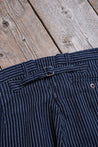 【Freenote】Western Pant Blue Dobby Stripe 藍色多比織條紋西部直筒長褲