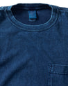 【Good On】GOST0903IS S/S INDIGO CREW POCKET 5.5oz T-SHIRT