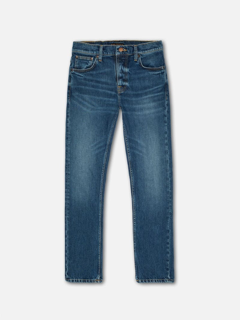 Nudie Jeans】Grim Tim Workers Blue – Blue Beach Denim