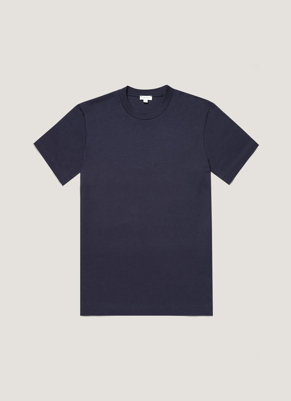 Sunspel Relaxed Fit Heavyweight T‑shirt Navy