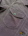 【WYTHE】Heavyweight Pinpoint Canvas Barn Jacket - Night Sky
