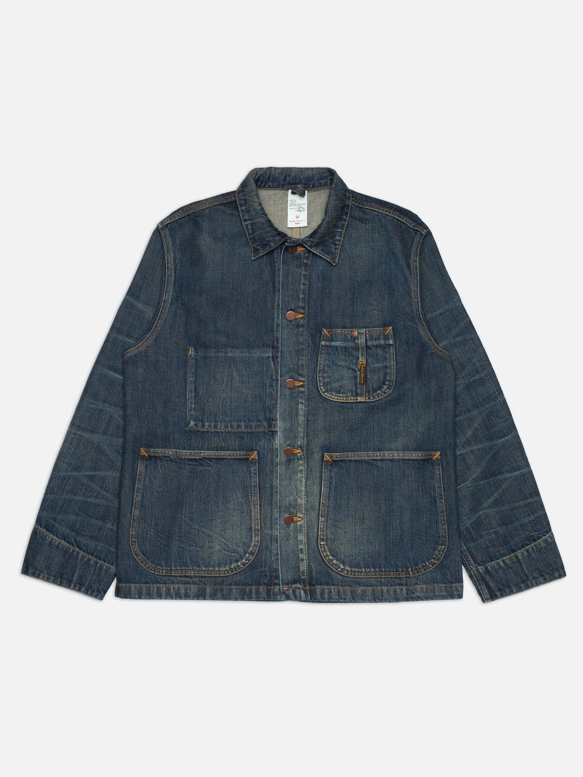 Nudie Jeans】Howie Chore Jacket Dirt Wash – Blue Beach Denim