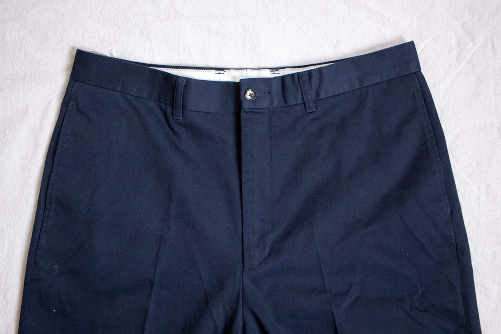 Barnstormer 1952UC American Fits Flat Front Chinos Trousers Navy