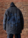 【INDI+ASH】REVERSIBLE SHAWL OVERCOAT Indigo Morningstar Quilt