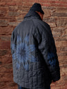【INDI+ASH】REVERSIBLE SHAWL OVERCOAT Indigo Morningstar Quilt