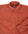 INDIGOFERA Alamo Shirt Cotton Twill Auburn Neck