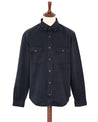 INDIGOFERA  Alamo Shirt Cotton Twill Marshall Black Front