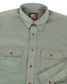 【Indigofera】Alamo Shirt Cotton Twill MASH Green 阿拉莫襯衫重磅斜紋布豆綠色