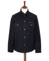 【Indigofera】 Copeland Cotton Karsey Navy 大斜紋厚絨布海軍藍 襯衫外套