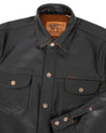 【Indigofera】 Copeland Shirt Black Leather Teacore