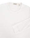 【Indigofera】Clyde Cotton Rib Cocatoo White 肋紋長袖 鸚鵡白