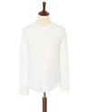 【Indigofera】Clyde Cotton Rib Cocatoo White 肋紋長袖 鸚鵡白