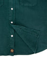 【Indigofera】Delray Shirt Linen Canvas Petrol