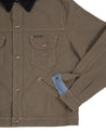 【Indigofera】Fargo Quarter Jacket, Smithson Canvas, Dark Olive 深橄欖色重磅帆布短版卡車夾克