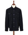 【Indigofera】Iconic Shirt Wool Dark Navy 