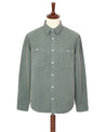 Indigofera McAllen Shirt Cotton & Linen Sage Front