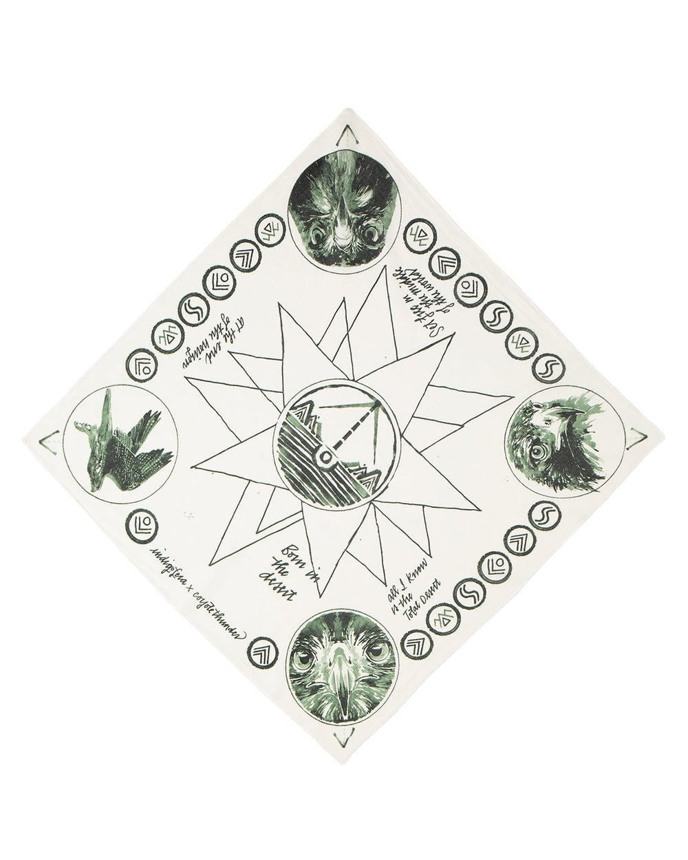 【Indigofera】Indigofera The Total Desert Bandana 鷹與沙漠 大領巾