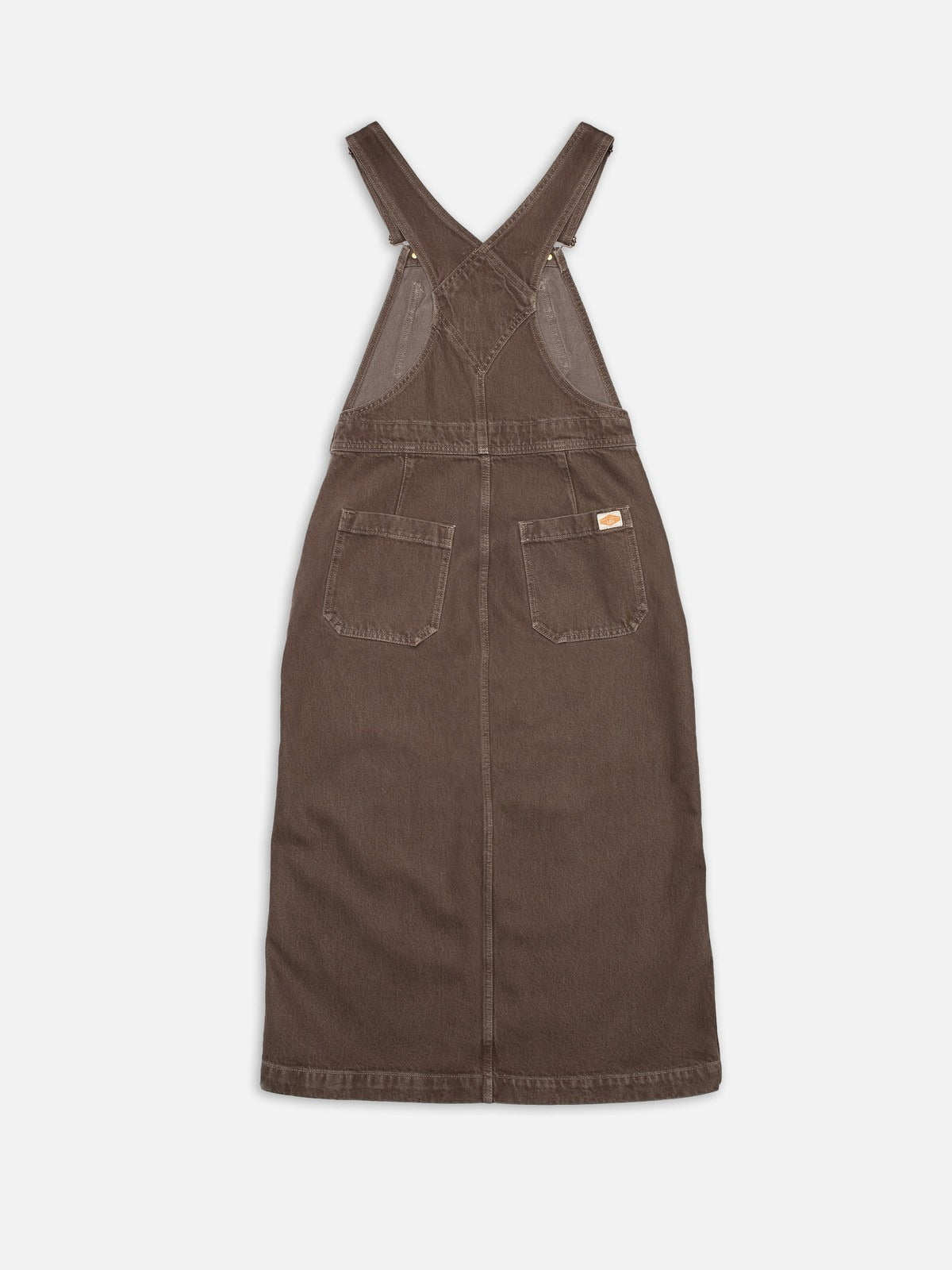 brown dungaree dress Brown Dungaree Dress & Body Set