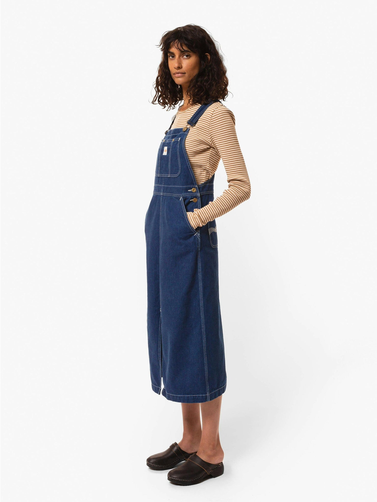 Nudie JeansInger Utility Denim Dungarees Dress Blue Blue Beach Denim Nudie JeansInger Utility Denim Dungarees Dress Blue Blue Beach Denim