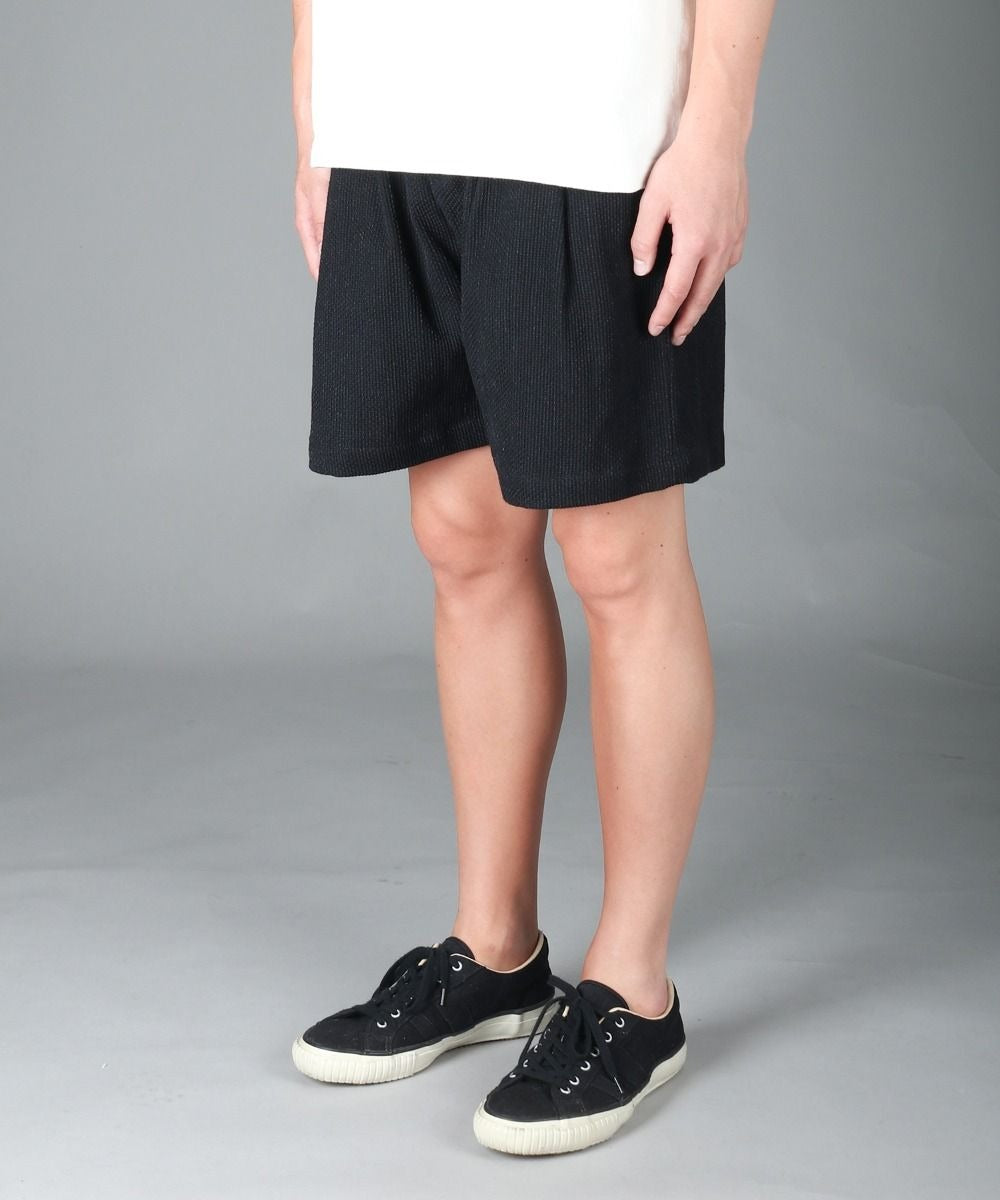 JBSP 1005 Tuc shorts SASHIKO BLK