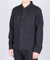 【Japan Blue Jeans】Sashiko Black Coverall Jacket 黑染刺子工裝夾克