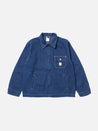 【Nudie Jeans】Jimmy Utility Denim Zip Jacket Blue 美式復古藍工作丹寧拉鍊夾克