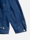 【Nudie Jeans】Jimmy Utility Denim Zip Jacket Blue 美式復古藍工作丹寧拉鍊夾克