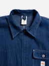 【Nudie Jeans】Jimmy Utility Denim Zip Jacket Blue 美式復古藍工作丹寧拉鍊夾克