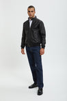 【Baracuta】Leather G9 AF Black 黑色牛皮哈靈頓夾克
