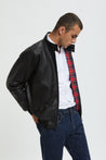 【Baracuta】Leather G9 AF Black 黑色牛皮哈靈頓夾克