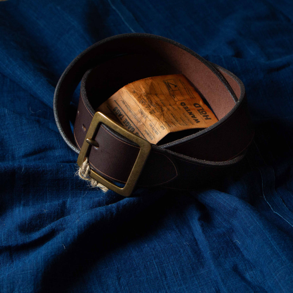 VASCO Leather Garrison Belt Brown