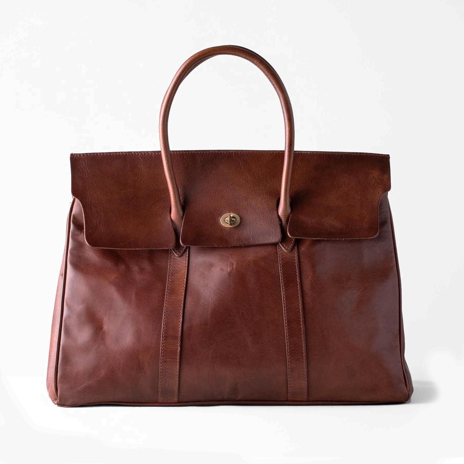 VASCO】LEATHER SADDLE TOTE BAG – Blue Beach Denim
