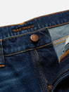 【Nudie Jeans】Lean Dean Troubled Sea 海水藍刷色修身小直筒牛仔褲